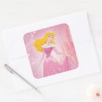 Aurora Princess Square Sticker