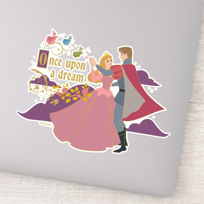 Aurora Phillip Once Upon A Dream Waltz Sticker Aurora Phillip Once Upon A Dream Waltz Sticker