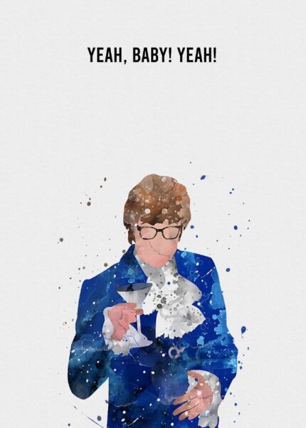Austin Powers Minimalist Poster