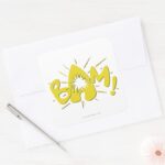 BAM SQUARE STICKER