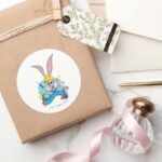 BUGS BUNNY BUILDERS™ BUGS BUNNY™ Character Art Classic Round Sticker