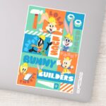 BUGS BUNNY BUILDERS™ Character Grid Pattern Sticker