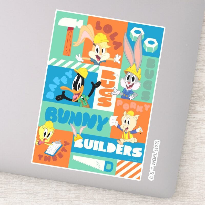 BUGS BUNNY BUILDERS™ Character Grid Pattern Sticker BUGS BUNNY BUILDERS™ Character Grid Pattern Sticker