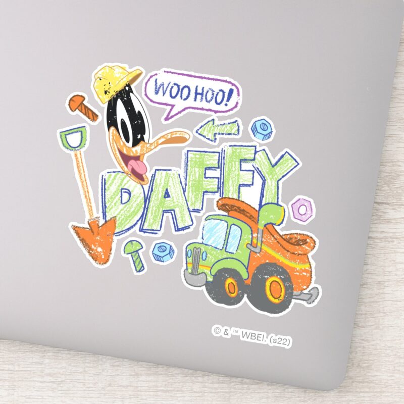 BUGS BUNNY BUILDERS™ DAFFY DUCK™ Sketch Art Sticker BUGS BUNNY BUILDERS™ DAFFY DUCK™ Sketch Art Sticker