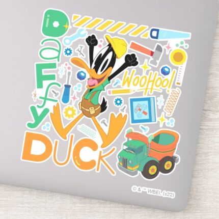 BUGS BUNNY BUILDERS™ DAFFY DUCK™ Work Tools Sticker