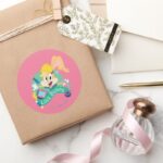 BUGS BUNNY BUILDERS™ Lola Bunny Character Graphic Classic Round Sticker