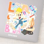 BUGS BUNNY BUILDERS™ Lola Bunny Work Tools Sticker