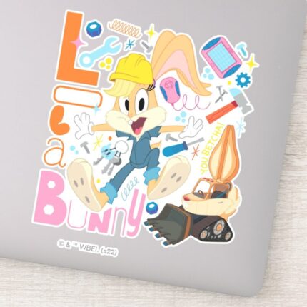 BUGS BUNNY BUILDERS™ Lola Bunny Work Tools Sticker