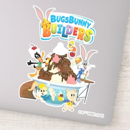 BUGS BUNNY BUILDERS™ Looney Builders Ice Cream Sticker