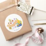 BUGS BUNNY BUILDERS™ TWEETY™ Sketch Art Classic Round Sticker