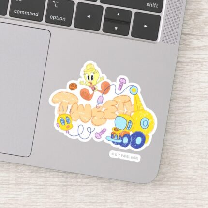 BUGS BUNNY BUILDERS™ TWEETY™ Sketch Art Sticker