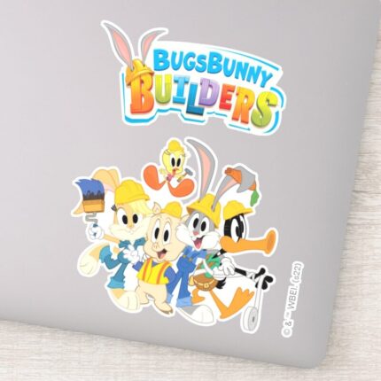 BUGS BUNNY BUILDERS™ The Looney Builders Group Sticker