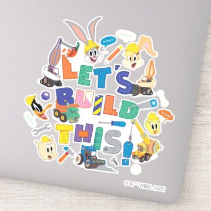 BUGS BUNNY BUILDERS™ Lets Build This Collage Sticker