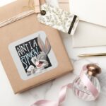 BUGS BUNNY™ Aint I A Stinka Square Sticker
