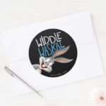 BUGS BUNNY™ Widdle Waskal Classic Round Sticker