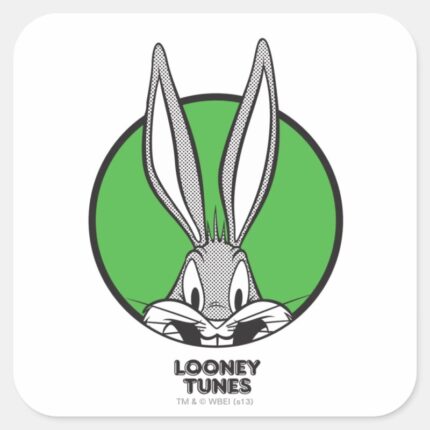 BUGS BUNNY™ Dotty Icon Square Sticker