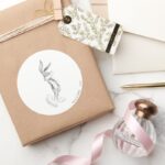 BUGS BUNNY™ Drawing Classic Round Sticker