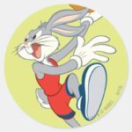 BUGS BUNNY™ Slam Classic Round Sticker