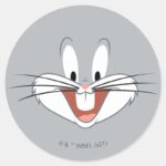 BUGS BUNNY™ Smile Classic Round Sticker