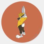 BUGS BUNNY™ Wind Up Classic Round Sticker
