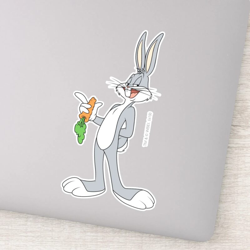 BUGS BUNNY™ With Carrot Sticker BUGS BUNNY™ With Carrot Sticker