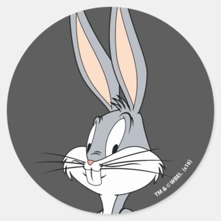BUGS BUNNY™ Hands On Hips Classic Round Sticker