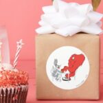 BUGS BUNNY™ And Gossamer Classic Round Sticker