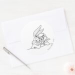 BUGS BUNNY™ And Lola Bunny 3 Classic Round Sticker