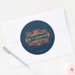 BUTTERBEER™ Horizontal Logo Classic Round Sticker