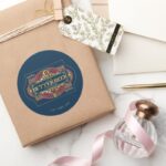 BUTTERBEER™ Horizontal Logo Classic Round Sticker