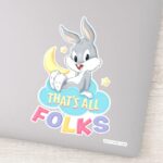 Baby BUGS BUNNY™ Thats All Folks Sticker