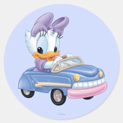 Baby Daisy Duck Classic Round Sticker