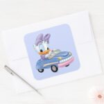 Baby Daisy Duck Square Sticker