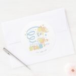 Baby Lola Bunny Future Star Classic Round Sticker