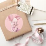 Baby Piglet Classic Round Sticker