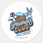 Baby SYLVESTER™ BUGS BUNNY™ Day Dreamers Club Classic Round Sticker