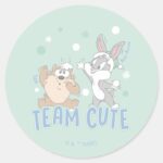 Baby TAZ™ BUGS BUNNY™ Team Cute Classic Round Sticker