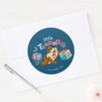 Baby TAZ™ Little Terror Classic Round Sticker