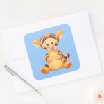 Baby Tigger Square Sticker