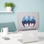 Bat Logo With Gotham Bat Signal Sticker