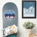 Bat Logo With Gotham Bat Signal Sticker