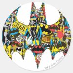 Batgirl Murderous Classic Round Sticker