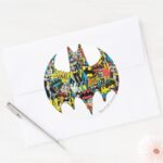 Batgirl Murderous Classic Round Sticker