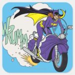 Batgirl Cycle Square Sticker