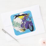 Batgirl Cycle Square Sticker