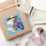 Batgirl Cycle Square Sticker