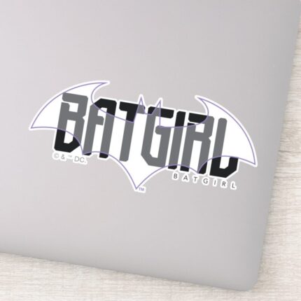 Batgirl Hi Tech Name Graphic Sticker