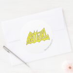 Batgirl Logo Classic Round Sticker