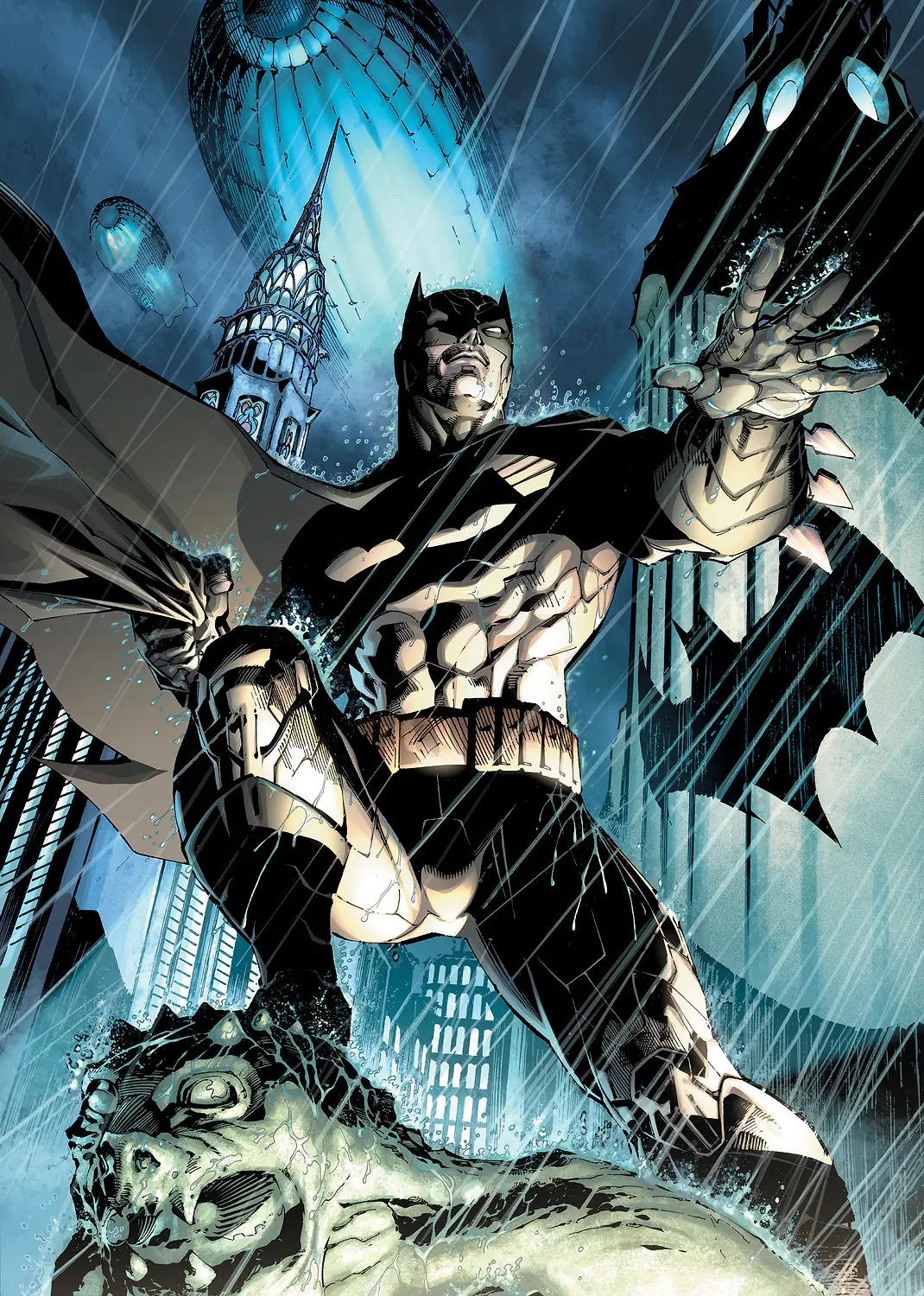 Batman: Rain-Soaked Vigilance