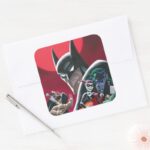 Batman Adventures Dangerous Dames Demons Square Sticker